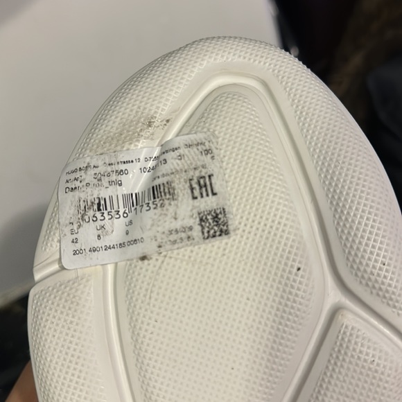 HIGO BOSS WHITE TRAINERS - Picture 2 of 5